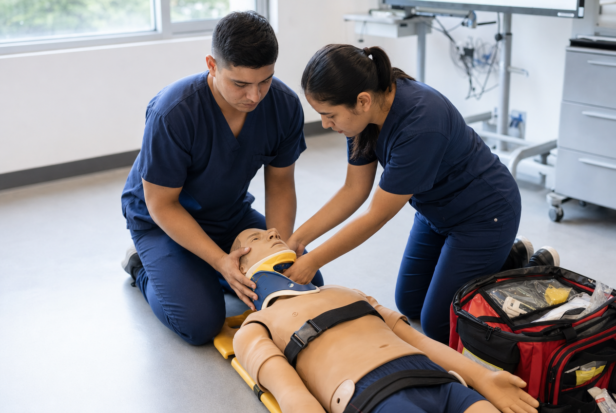 Taller de reanimación en trauma prehospitalario para personal de salud